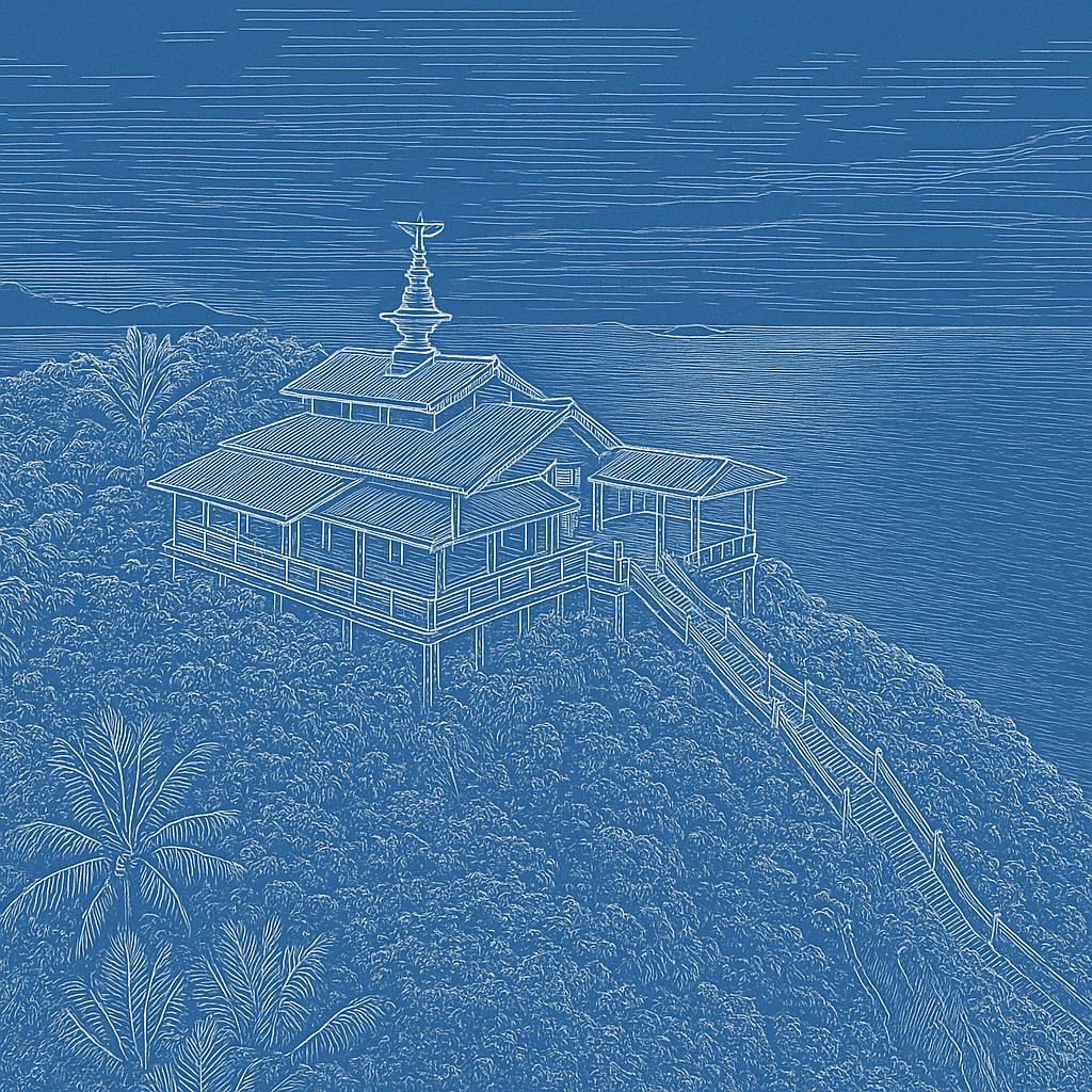 Temple illustration for leowe.com